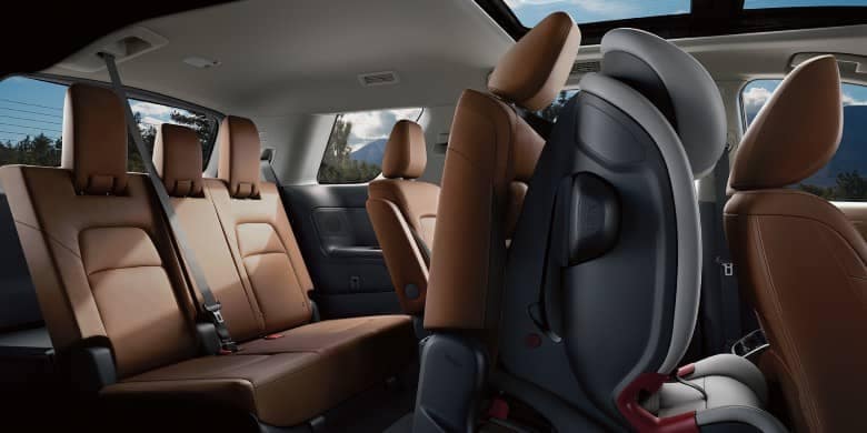 Sideview interior of the 2023 Nissan Pathfinder