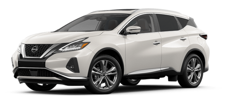 White Angled view of a 2023 Nissan Murano vehicle
