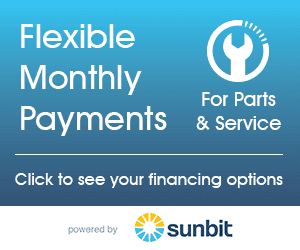Sunbit - Service and Parts Financing banner