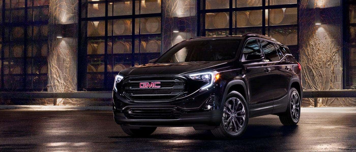 2021 GMC Terrain parked in front of brewery