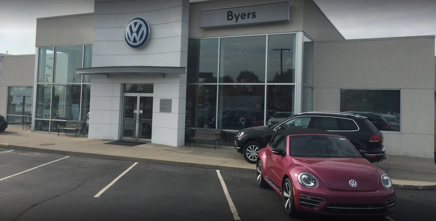 Byers Volkswagen dealership photo, in Columbus Ohio