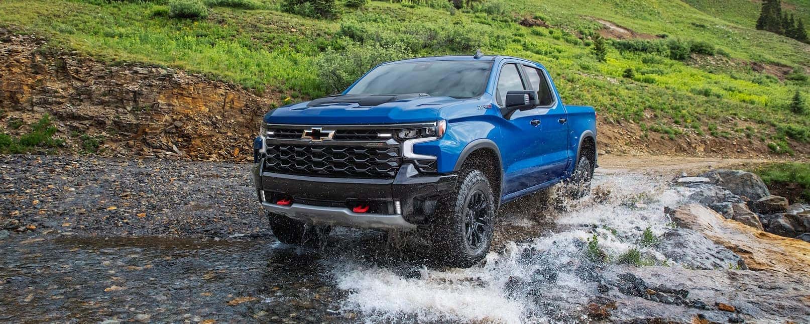 Blue 2022 Chevy Silverado ZR2