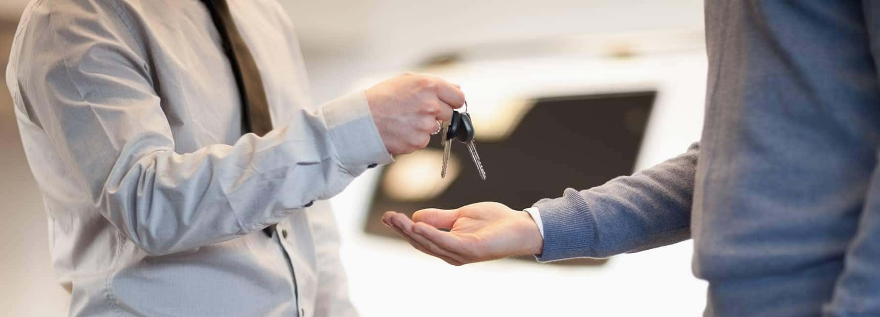 handing over keys