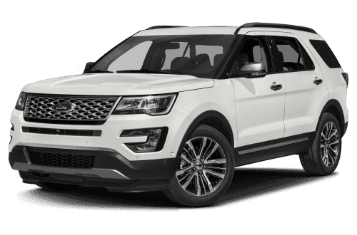 white 2017 Ford Explorer