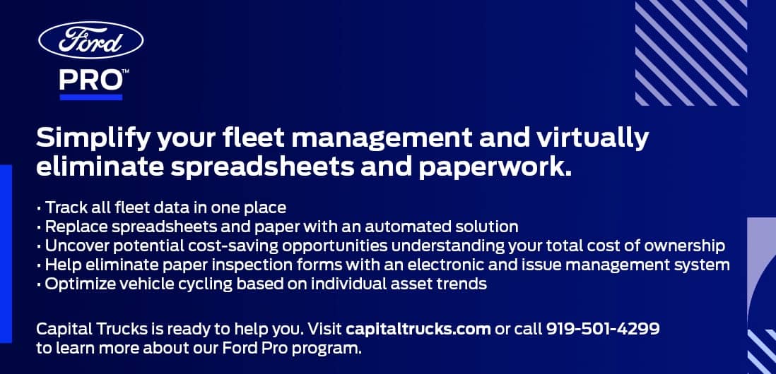 Ford Pro - simplify your flee management and virtually eliminate spreadsheets and paperwork