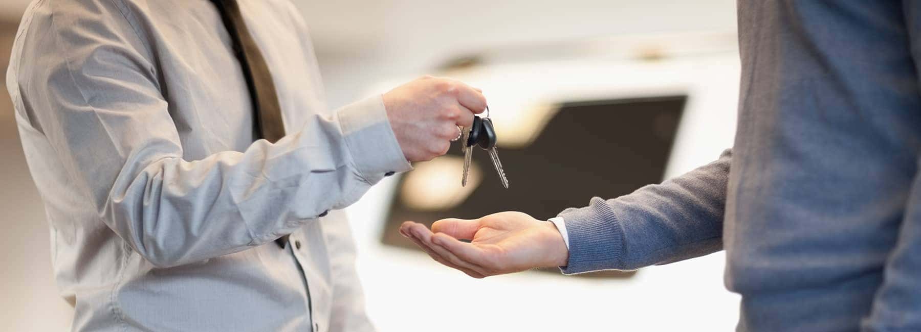 handing over keys
