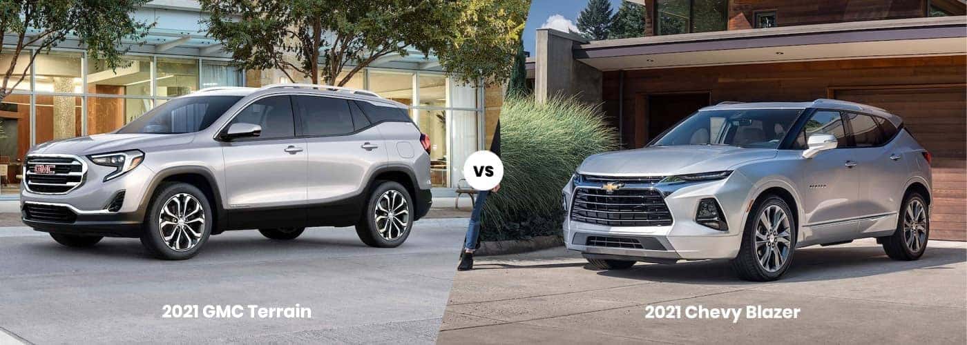2021 GMC Terrain vs 2021 Chevy Blazer