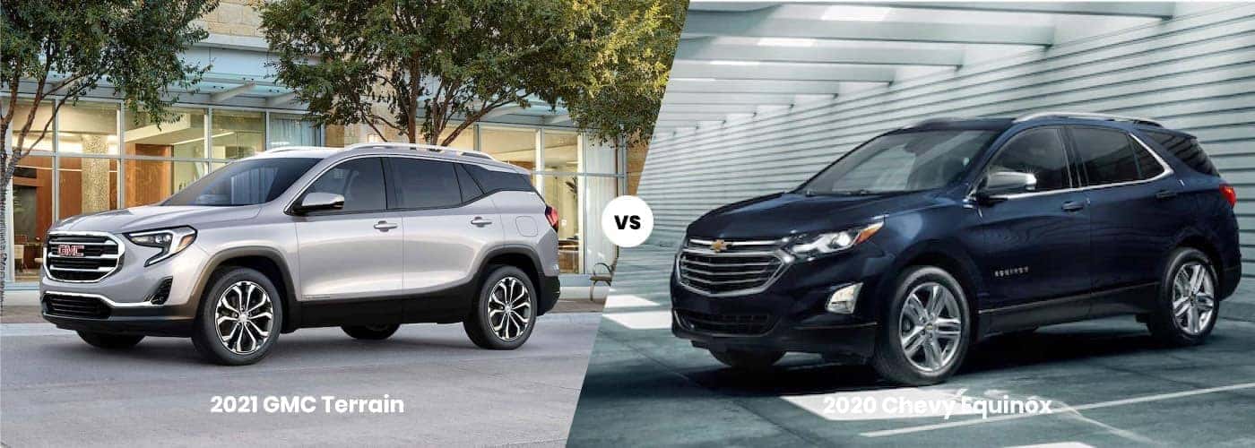 2021 GMC Terrain SLE vs 2020 Chevy Equinox