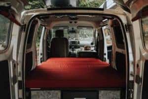 inside view with the bed