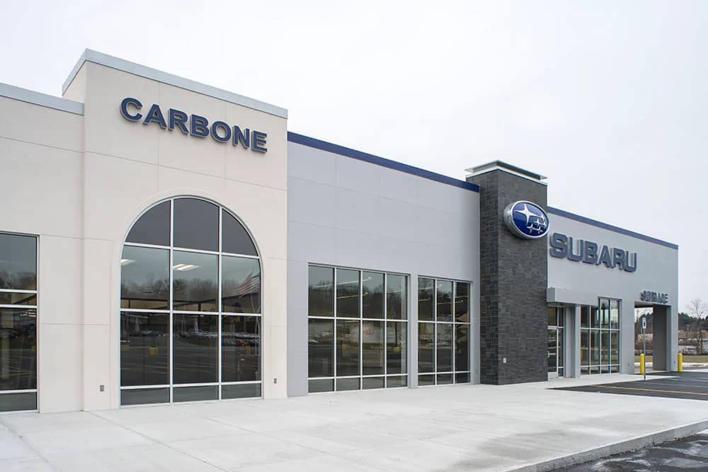 Carbone Subaru of Troy dealership exterior