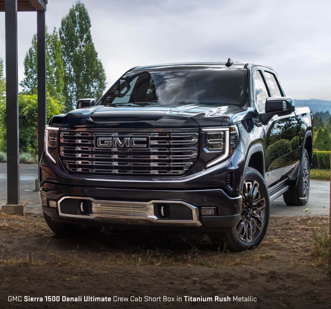 GMC Sierra 1500 Denali Ultimate Crew Cab Short Box in -Titanium Rush Metallic