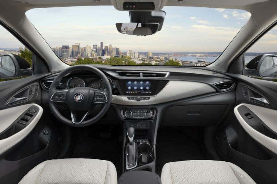 2021 Buick Encore Interior Cabin Dashboard & Front Seating