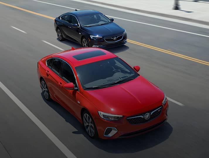 2019 Buick Regal GS driving on a road