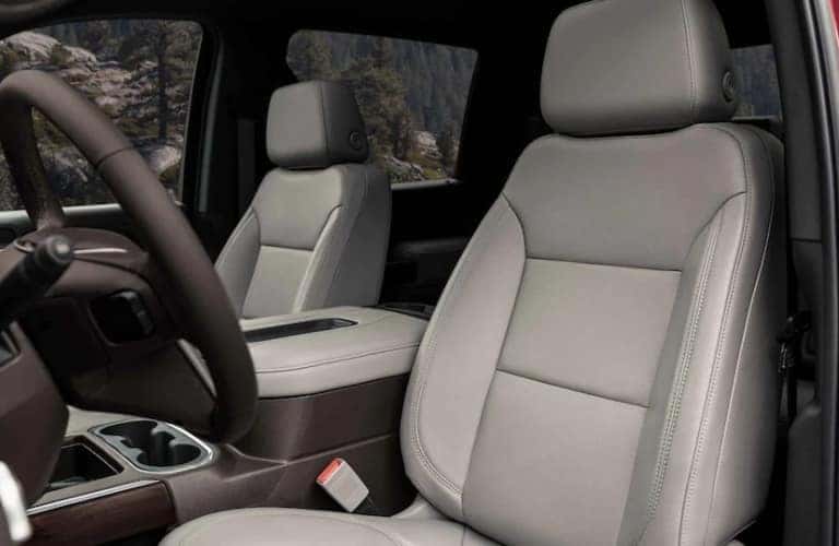 2021 GMC Sierra HD front seats