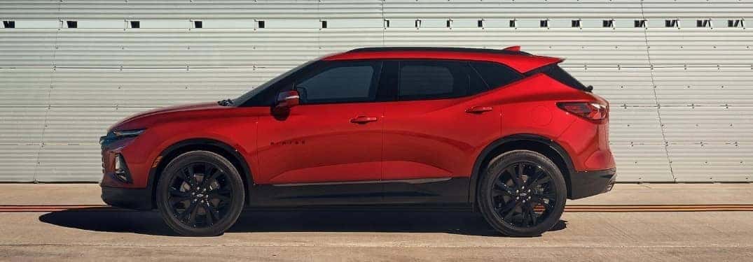 Profile view of the 2021 Chevrolet Blazer