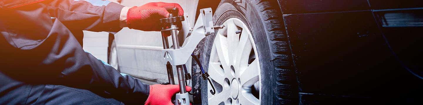 view of wheel alignment service