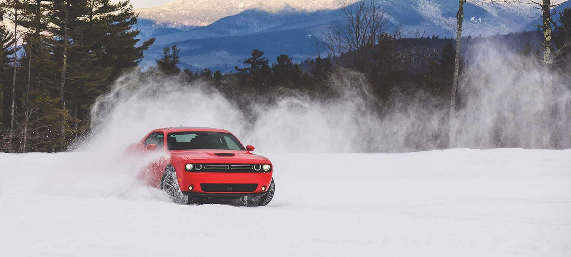 challenger in the snow