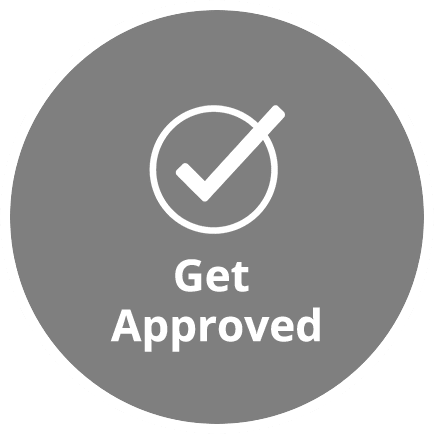 get approved icon homepage