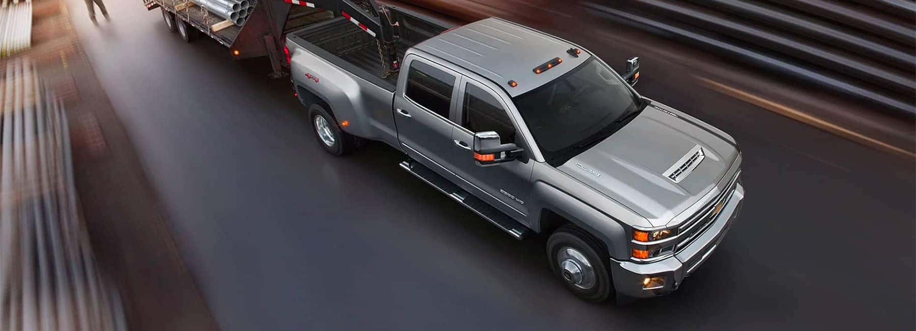 2019 Silverado HD Heavy Duty Truck Exterior Top View Towing