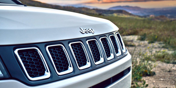 Jeep Compass Front Grille Closeup