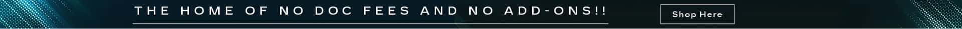 No Doc Fee banner