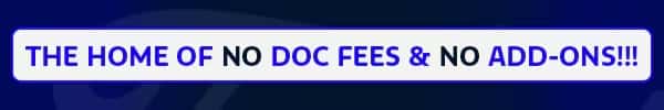 No Doc Fee banner