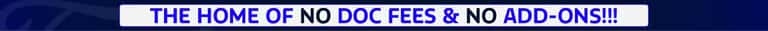 No Doc Fee banner