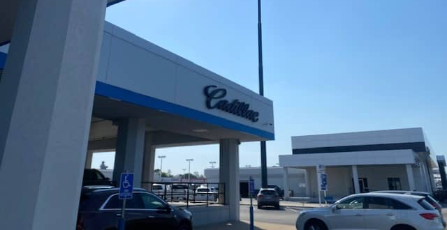 An exterior shot of Classic Cadillac of Beaumont dealership