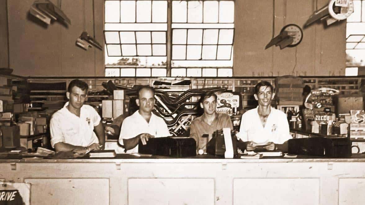 History--Men inside working