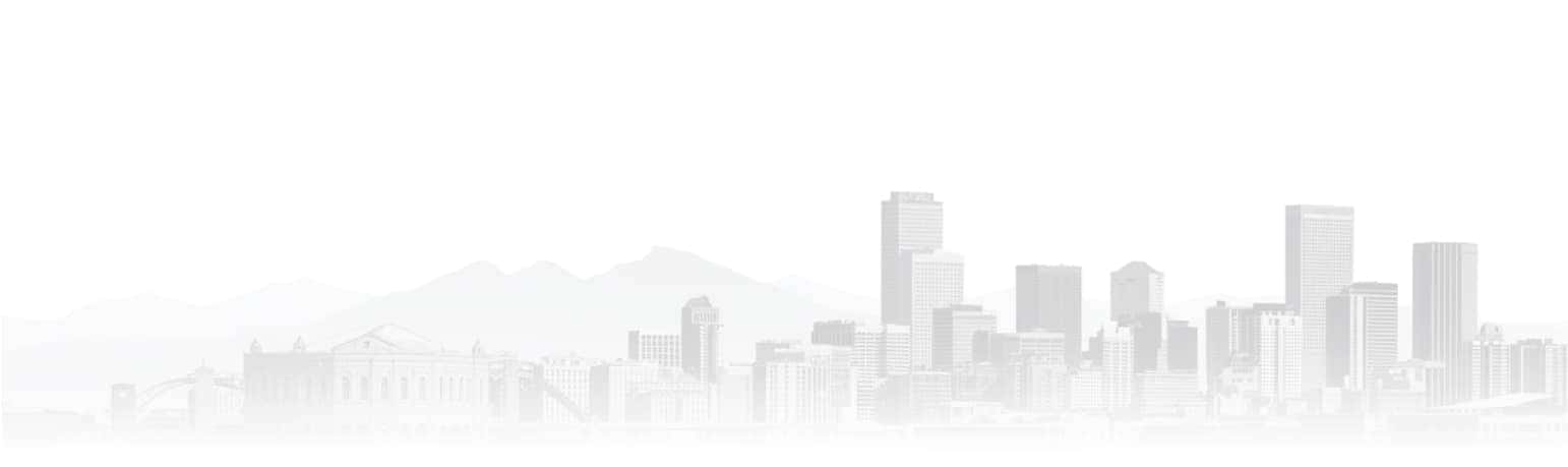 denver skyline transparent