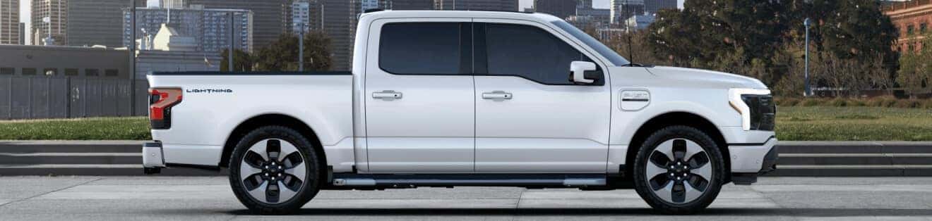 Star White Metallic Tri-Coat Ford F-150 Lightning