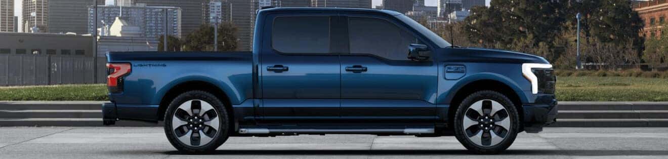Antimatter Blue Metallic Ford F-150 Lightning