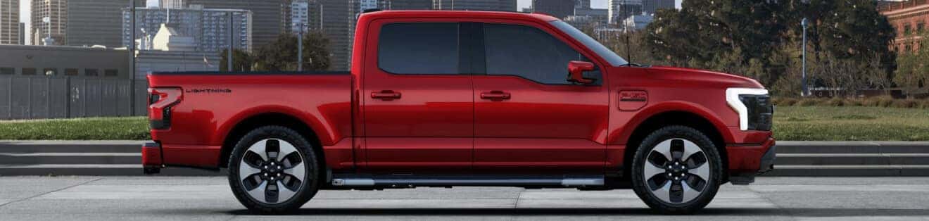 Rapid Red Metallic Tinted Clearcoat Ford F-150 Lightning