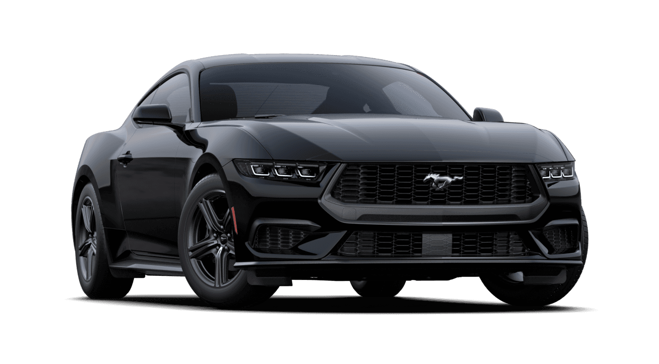 Shadow Black Ford Mustang