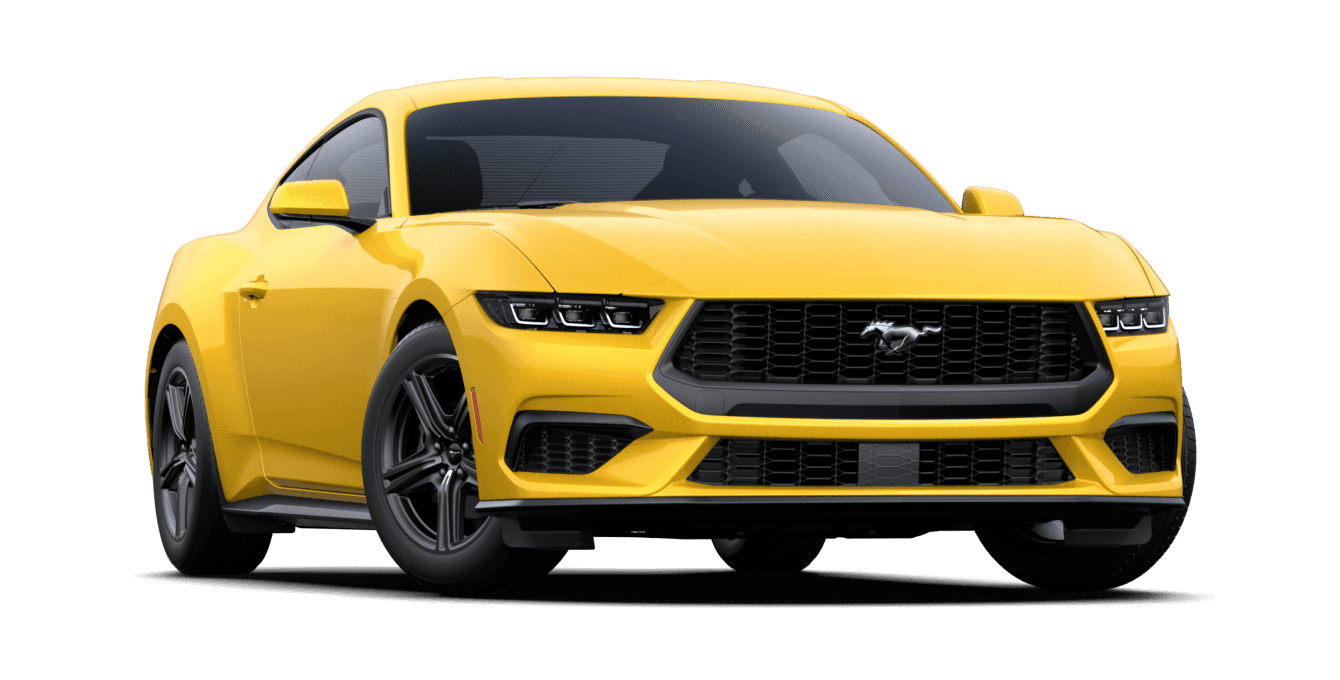Yellow Splash Metallic Tri-Coat Ford Mustang