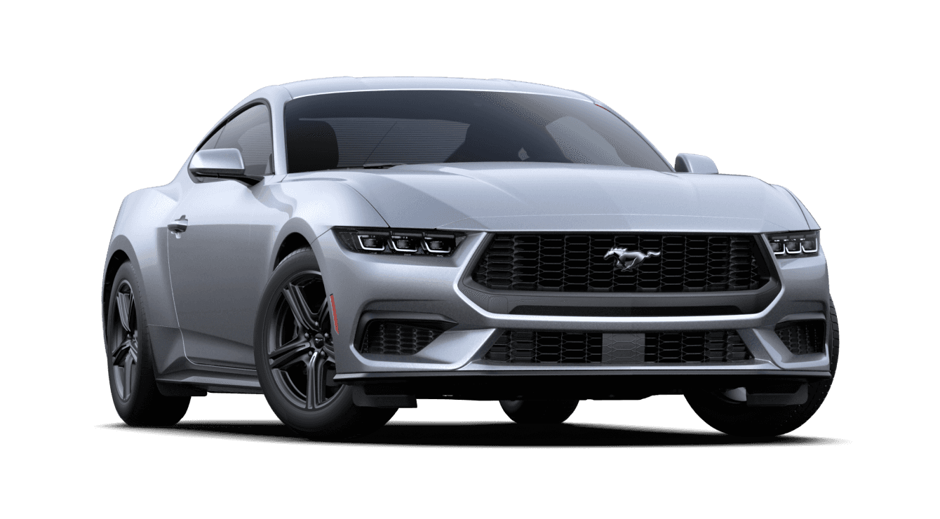 Iconic Silver Metallic Ford Mustang
