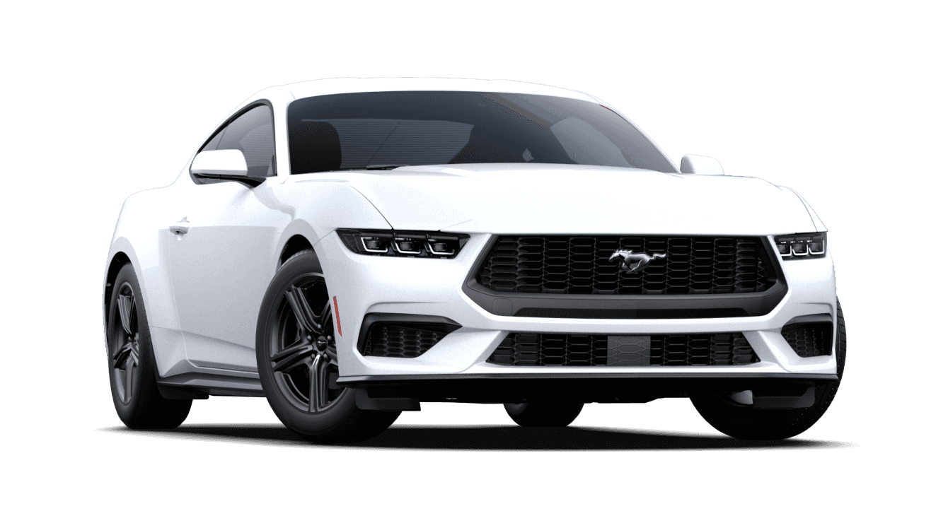 Oxford White Ford Mustang