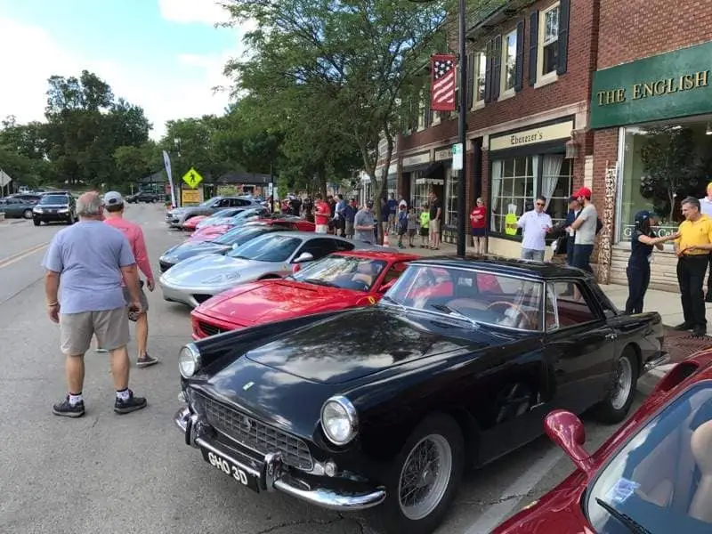 Ferrari Car Show - Downtown Clarendon Hills | Continental Ferrari