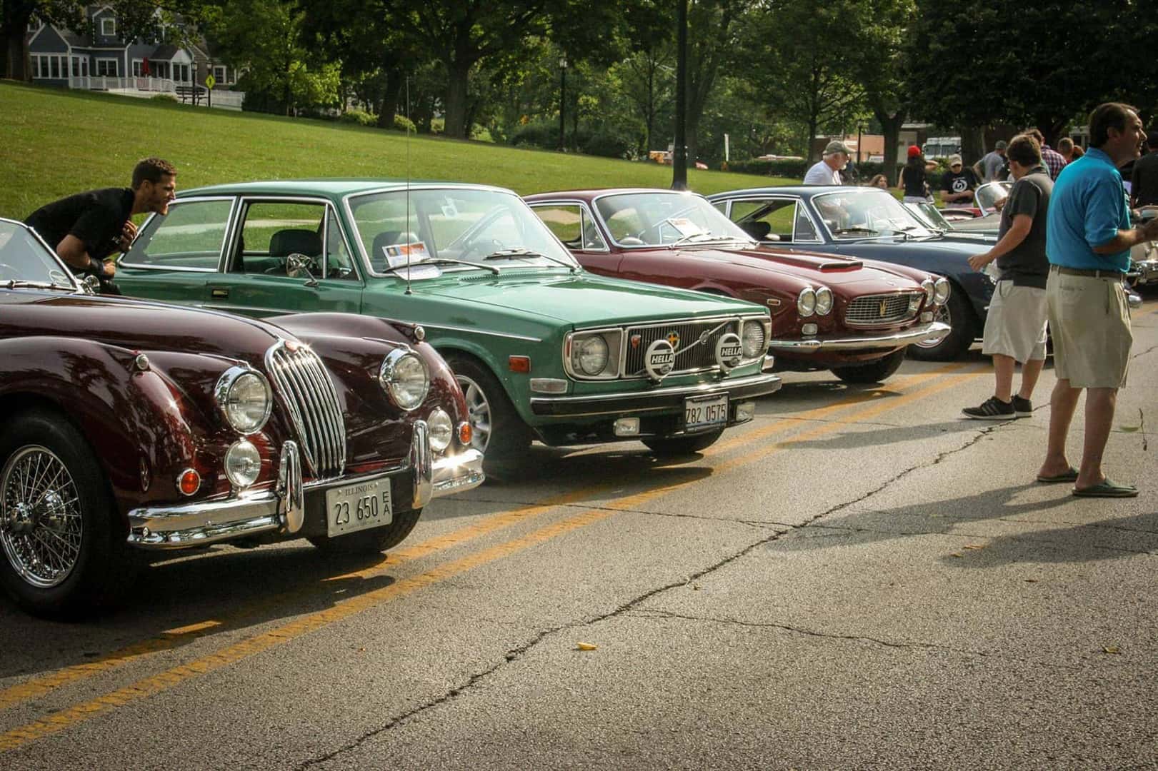 Fuelfed® Coffee & Classics® Car Gathering in Downtown Hinsdale