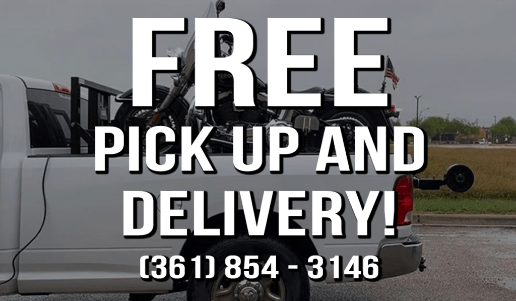 free pick up and delivery corpus christi harley