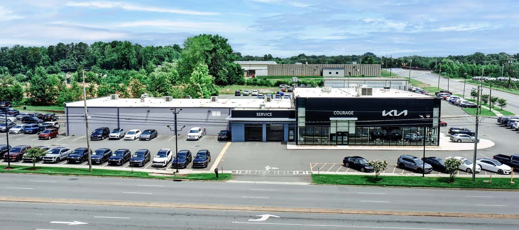 Exterior photo of Courage Kia
