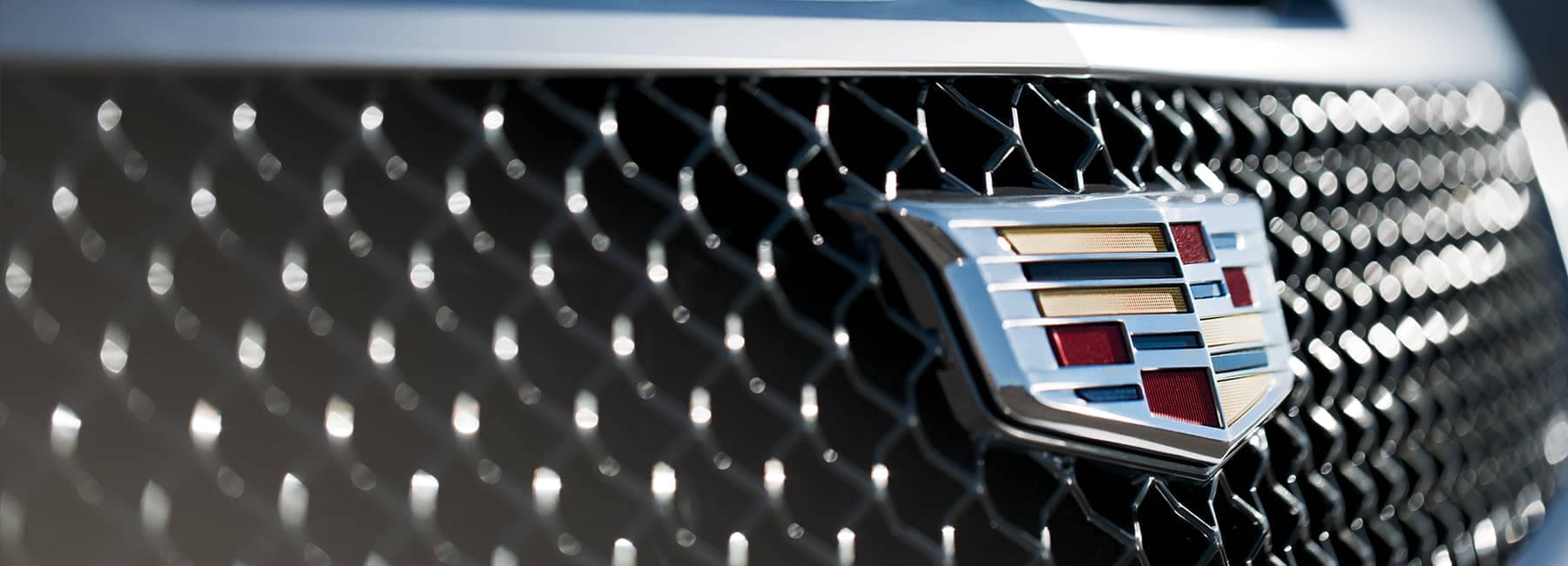 Close up of a Cadillac Grille