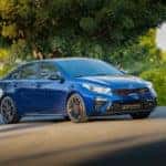 Kia Forte GT Sport front 3/4