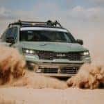 2022 Kia Sorento PHEV Rebelle Rally desert running
