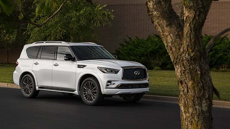 2021 QX80 Parked on road