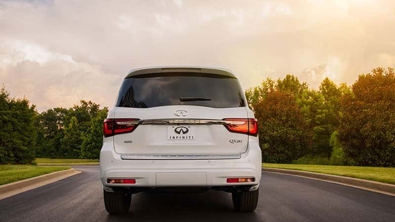 Rear view of vehicle