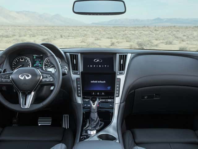 2021 Q50 View Of Front Seats