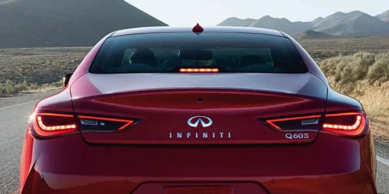 2022 Q60 View From Rear Of Vehicle