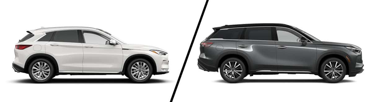 Compare the 2023 INFINITI QX50 vs QX60