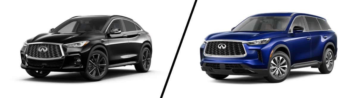 Compare the 2024 INFINITI QX55 vs QX60 - Springfield, MO